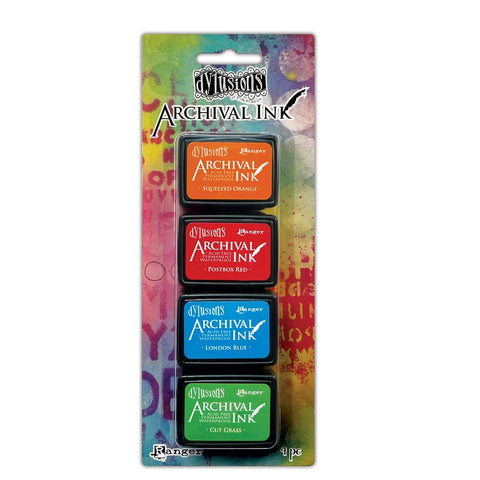 Dylusions Mini Archival Ink Pads Kit 2 - Squeezed Orange