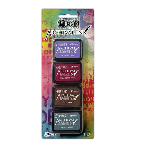 Dylusions Mini Archival Ink Pads Kit 4 - Laidback Lilac