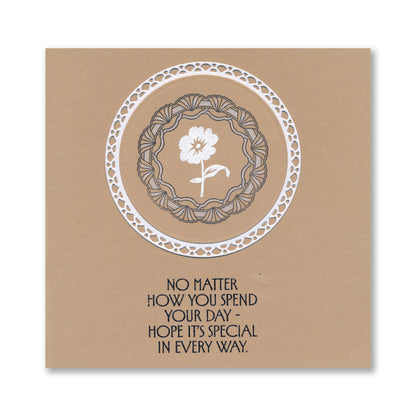 Art Deco Round Frames A5 Square Stamp Set