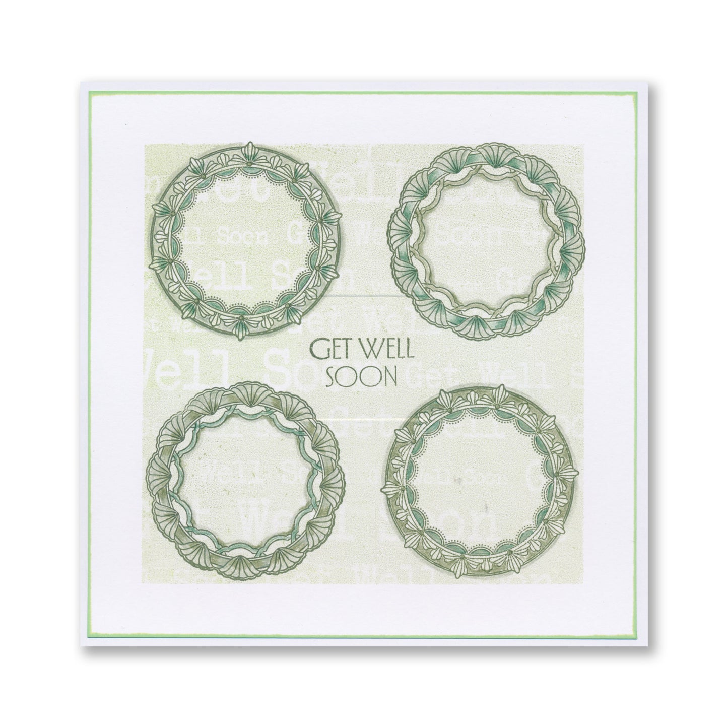 Art Deco Round Frames & Large Framework Circles Stamp & Stencil Duo