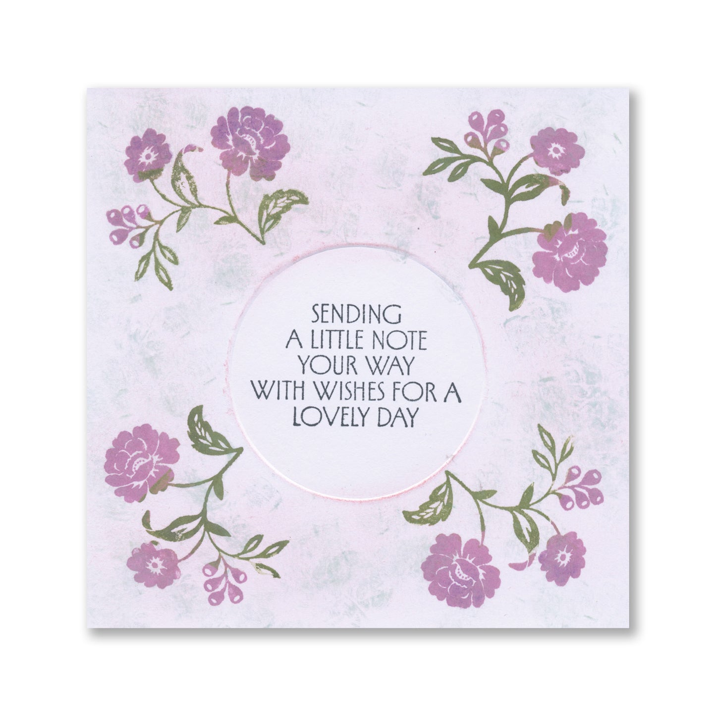 Art Deco Special Day Sentiments A5 Square Stamp Set