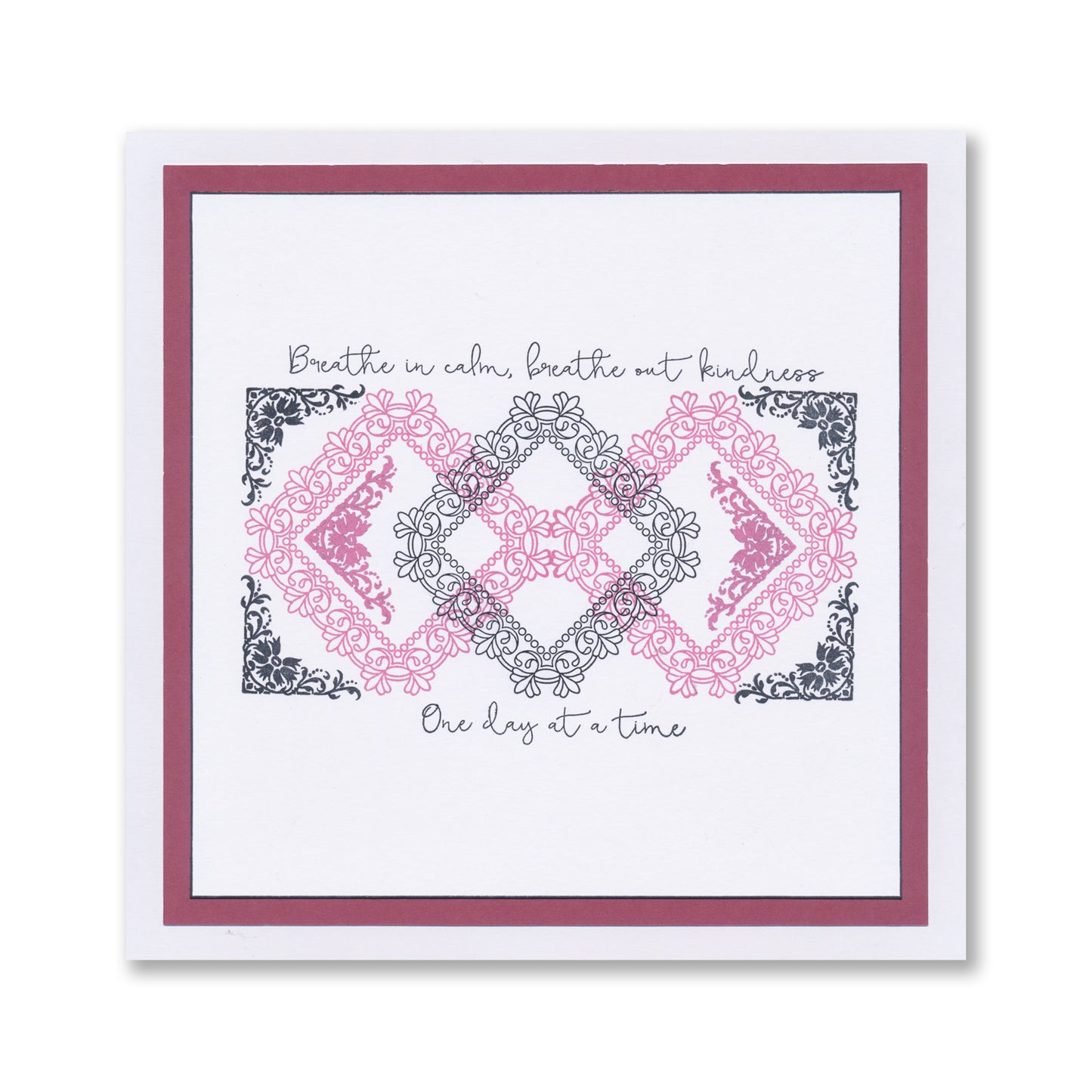 Art Deco Square Frames & Large Framework Squares Stamp & Stencil Duo