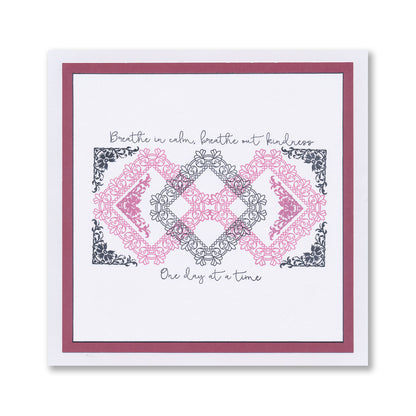 Art Deco Square Frames A5 Square Stamp Set