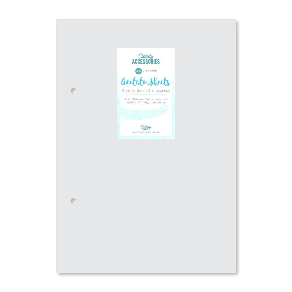Claritystamp 7x Deluxe Acetate Sheets A4