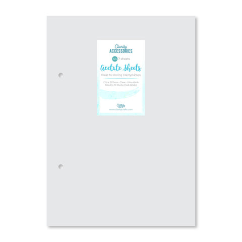 Claritystamp 7x Deluxe Acetate Sheets A4