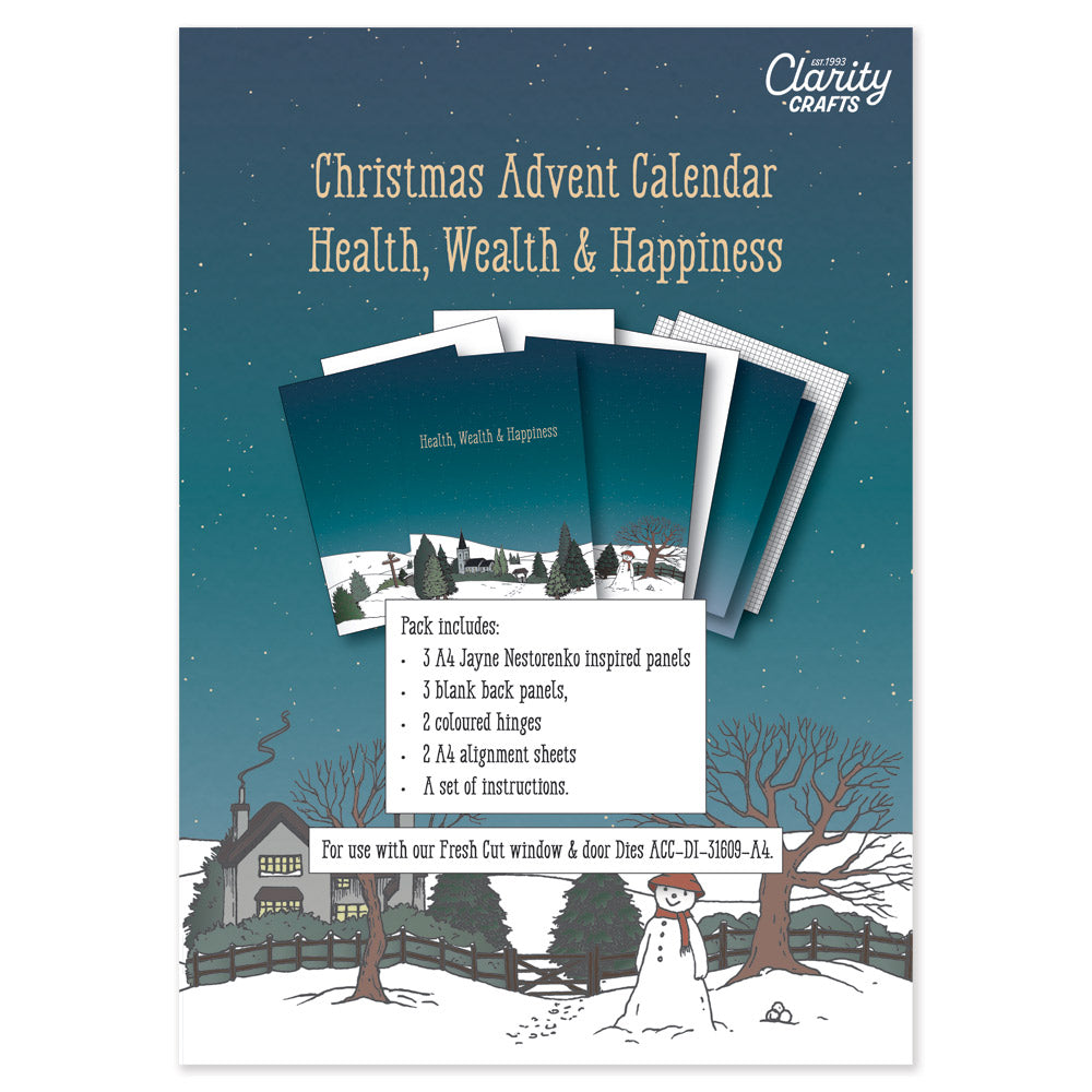 Health, Wealth & Happiness Advent Calendar Blanks