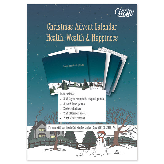 Health, Wealth & Happiness Advent Calendar Blanks