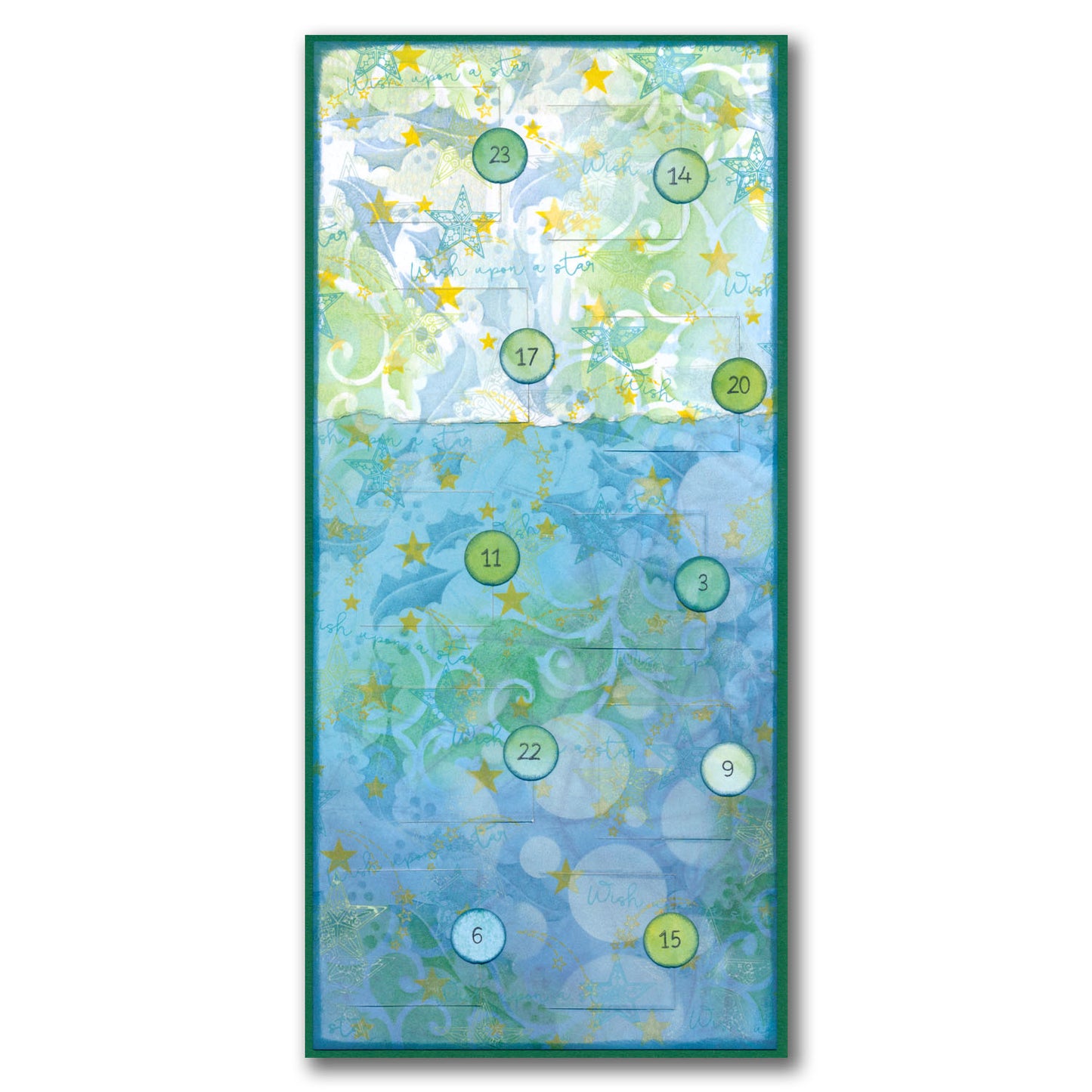 Linda's Christmas Treasures Advent A4 Stamp Set