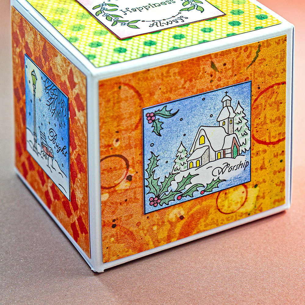 Linda's Christmas Treasures Advent A4 Stamp Set