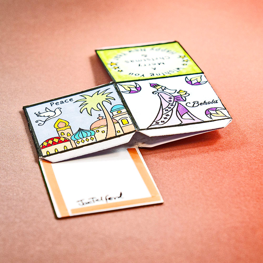 Linda's Christmas Treasures Advent A4 Stamp Set