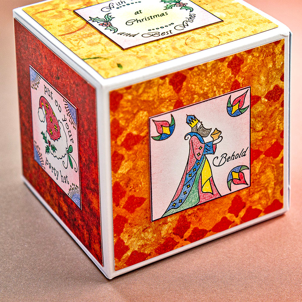 Linda's Christmas Treasures Advent A4 Stamp Set