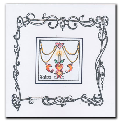 Linda's Christmas Treasures Advent A4 Stamp Set