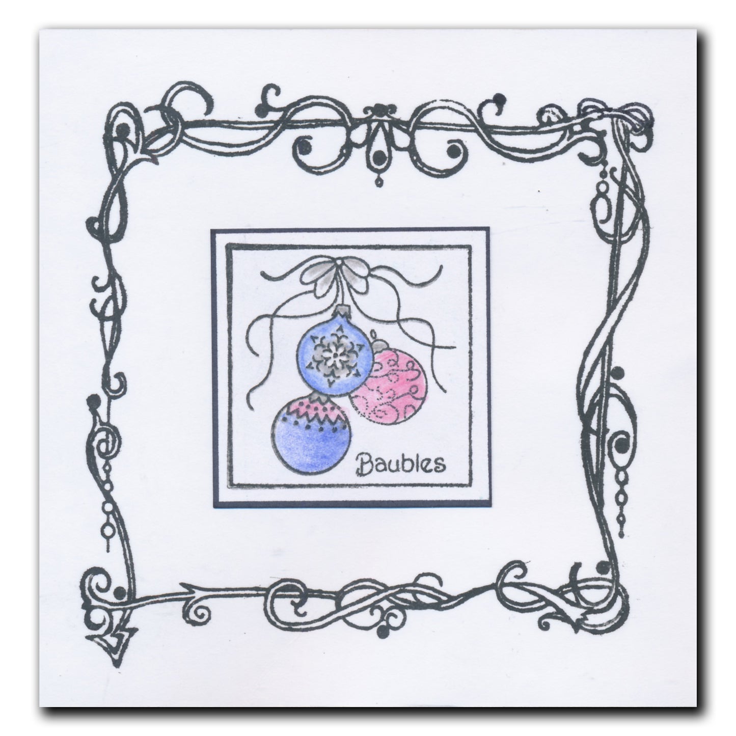 Linda's Christmas Treasures Advent A4 Stamp Set