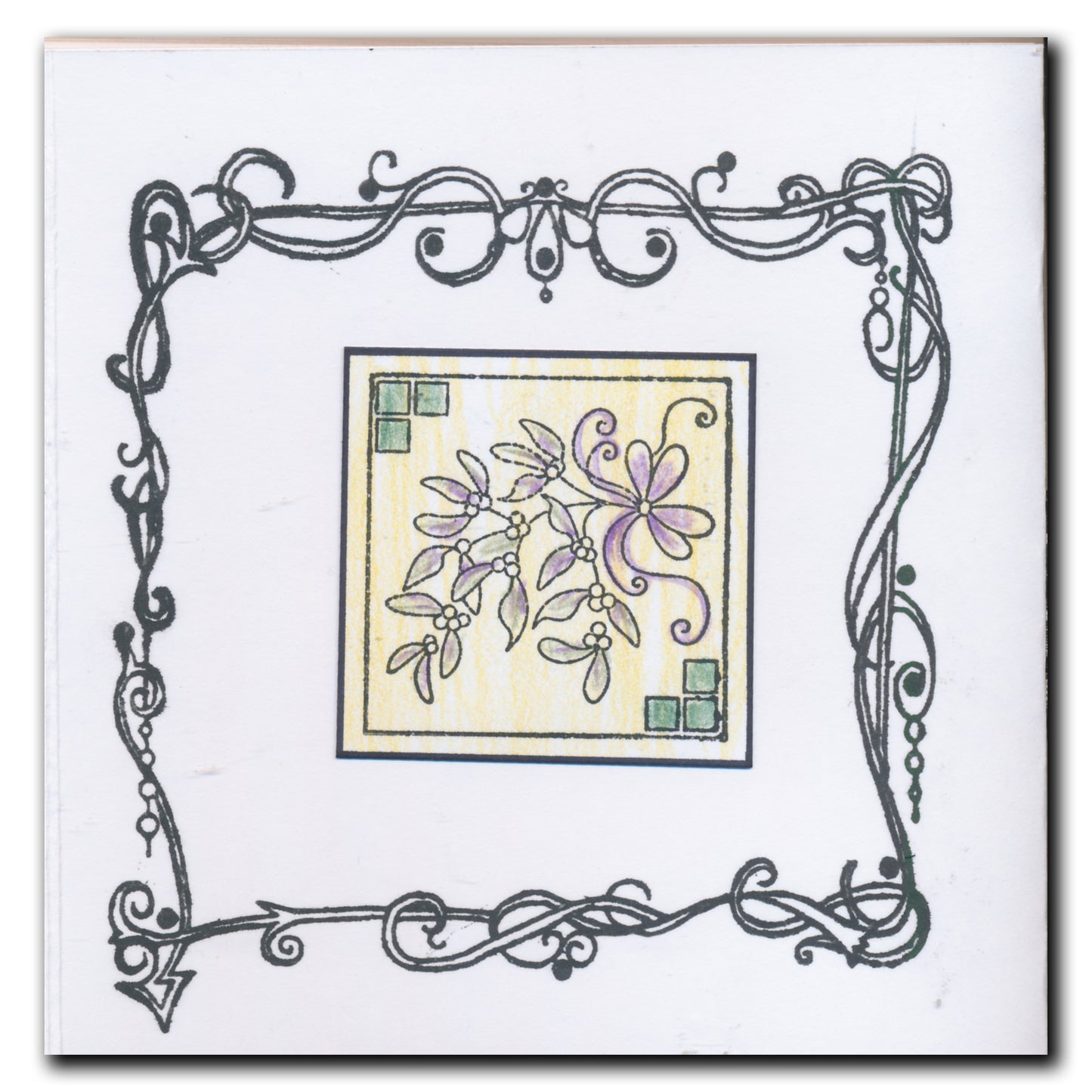 Linda's Christmas Treasures Advent A4 Stamp Set