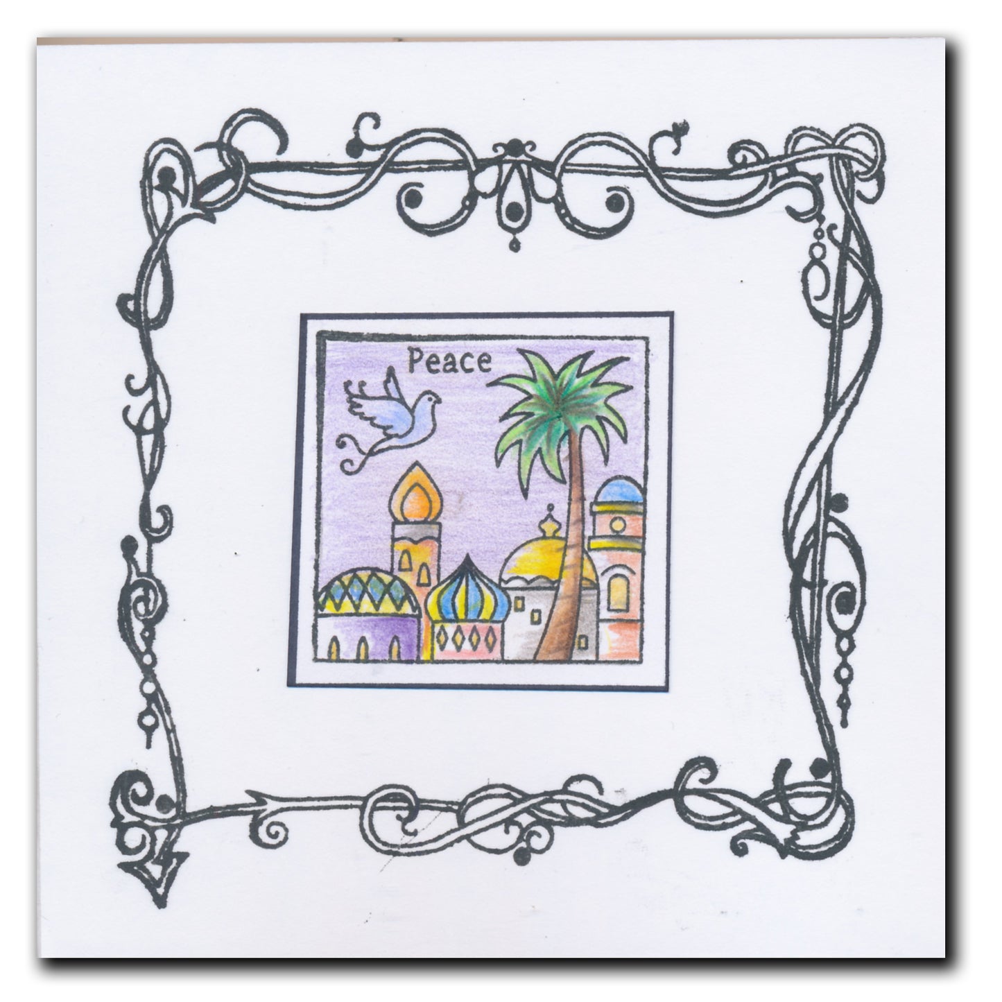 Linda's Christmas Treasures Advent A4 Stamp Set