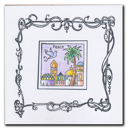 Linda's Christmas Treasures Advent A4 Stamp Set