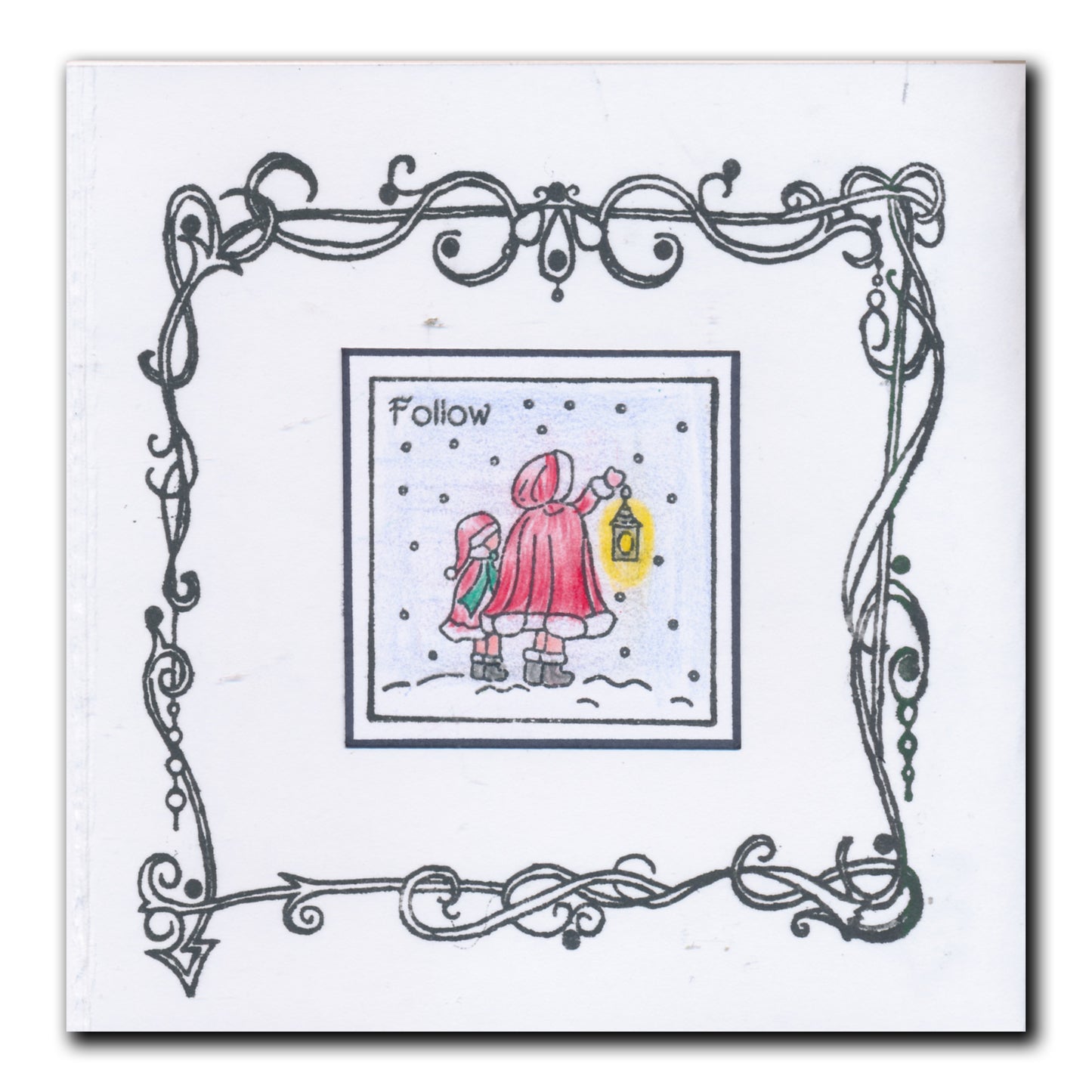Linda's Christmas Treasures Advent A4 Stamp Set