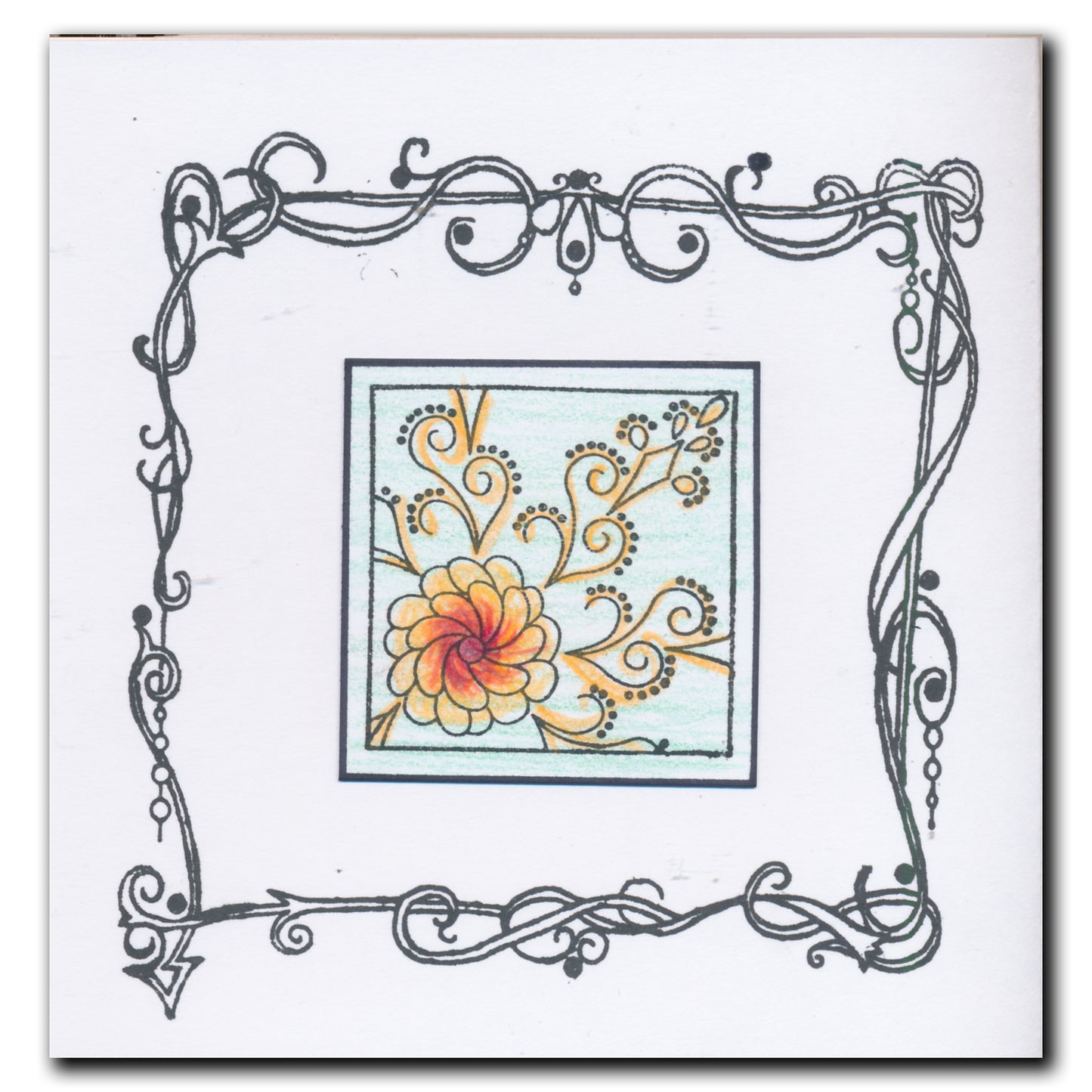 Linda's Christmas Treasures Advent A4 Stamp Set