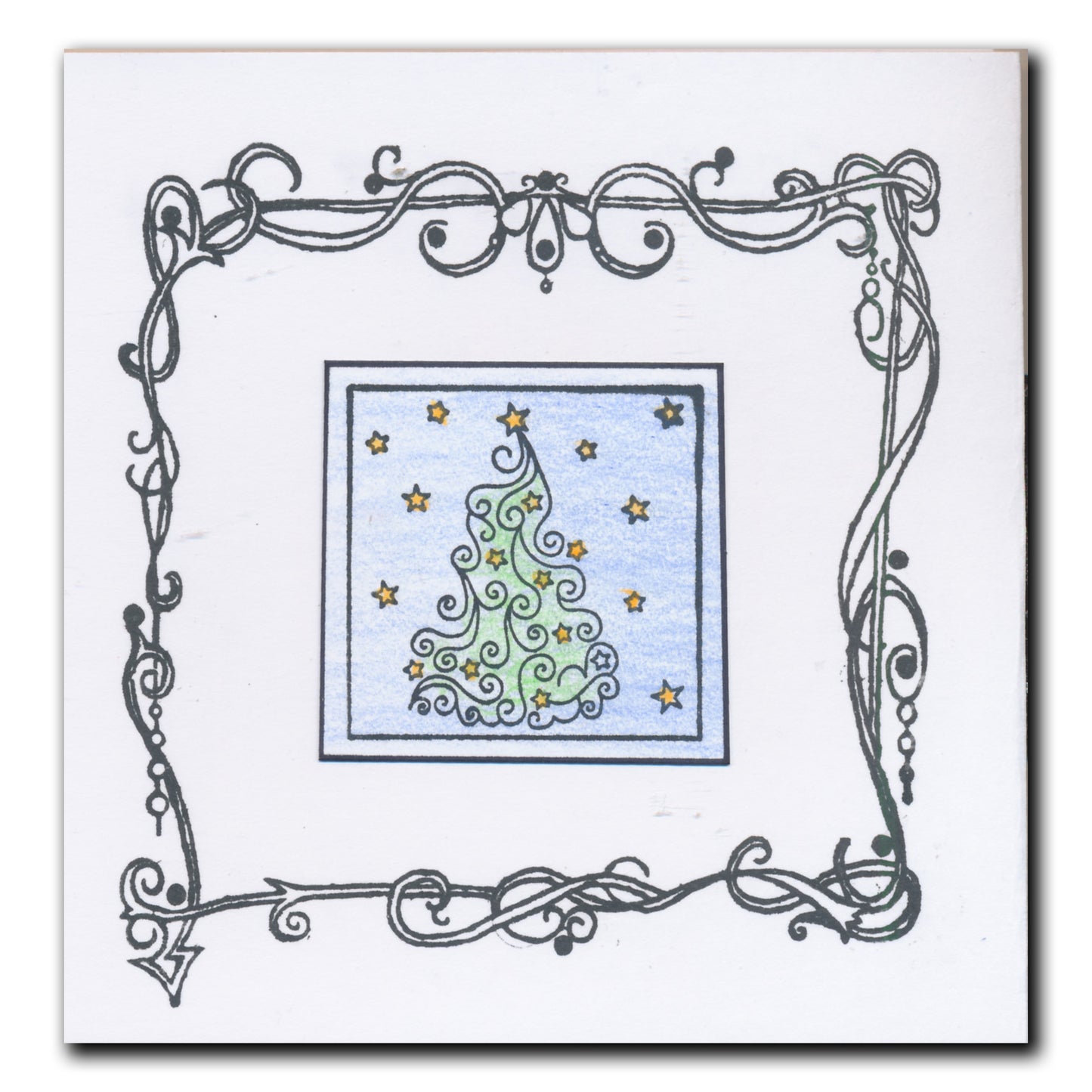 Linda's Christmas Treasures Advent A4 Stamp Set