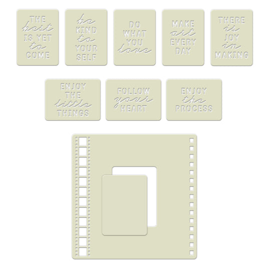 Wee Affirmation Stencils & Stencil Mate - DOUBLE LOYALTY POINTS