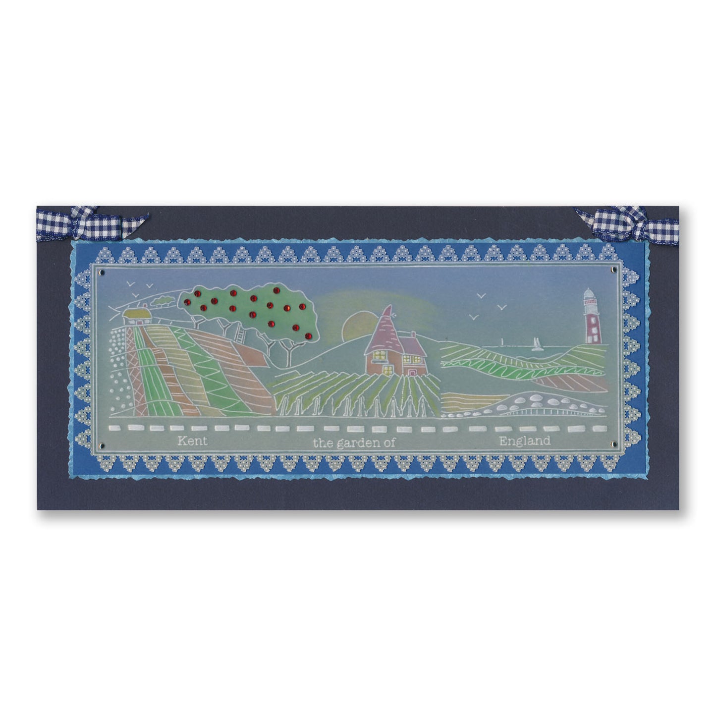 Barbara's SHAC Kent Garden of England A6 Square Groovi Plate Trio