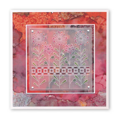 Tina’s Circles & Squares Parchlets A6 Square Groovi Plate Collection