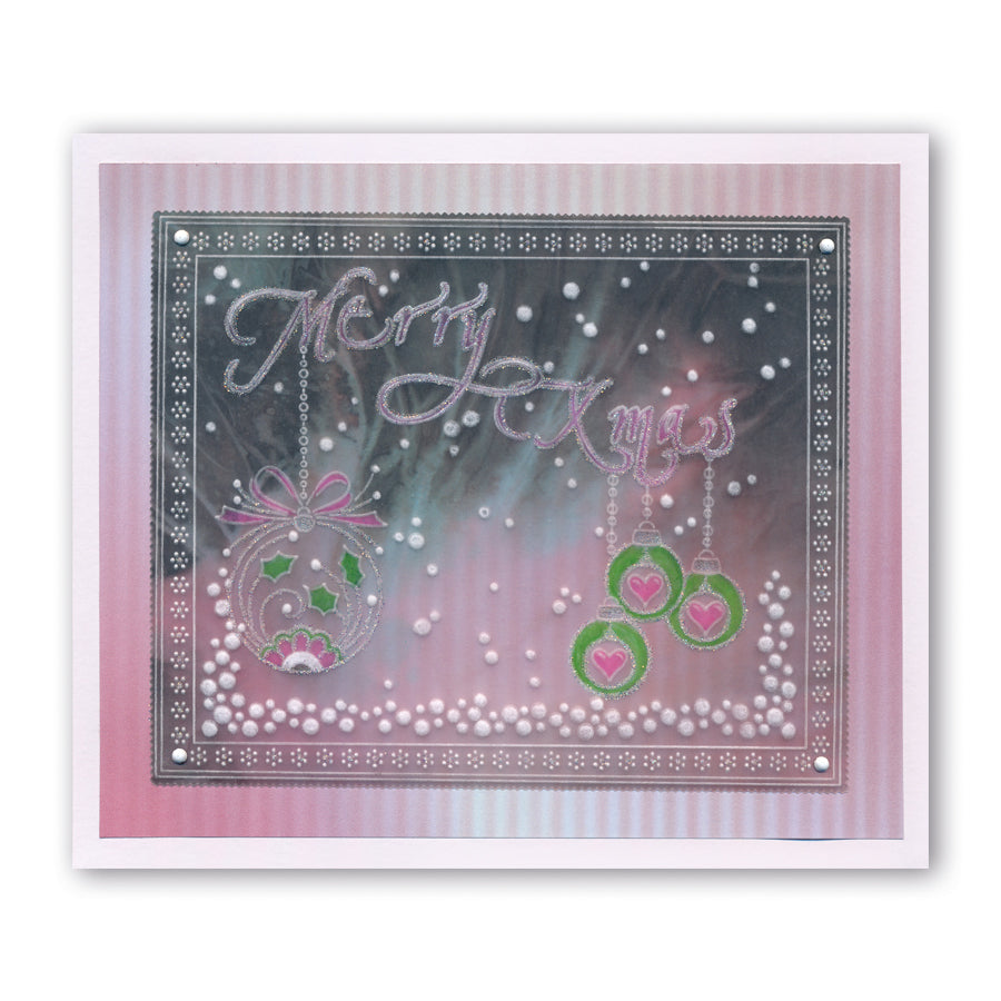 Queen's Calligraphy Alphabet - Upper Case Groovi Border Plate