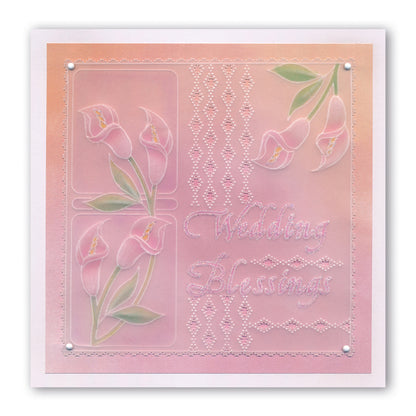 Queen's Calligraphy Alphabet - Upper Case Groovi Border Plate