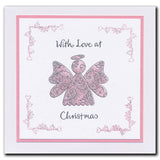 Tina's Angels - Two Way Overlay Christmas Ornaments A6 Stamp Set