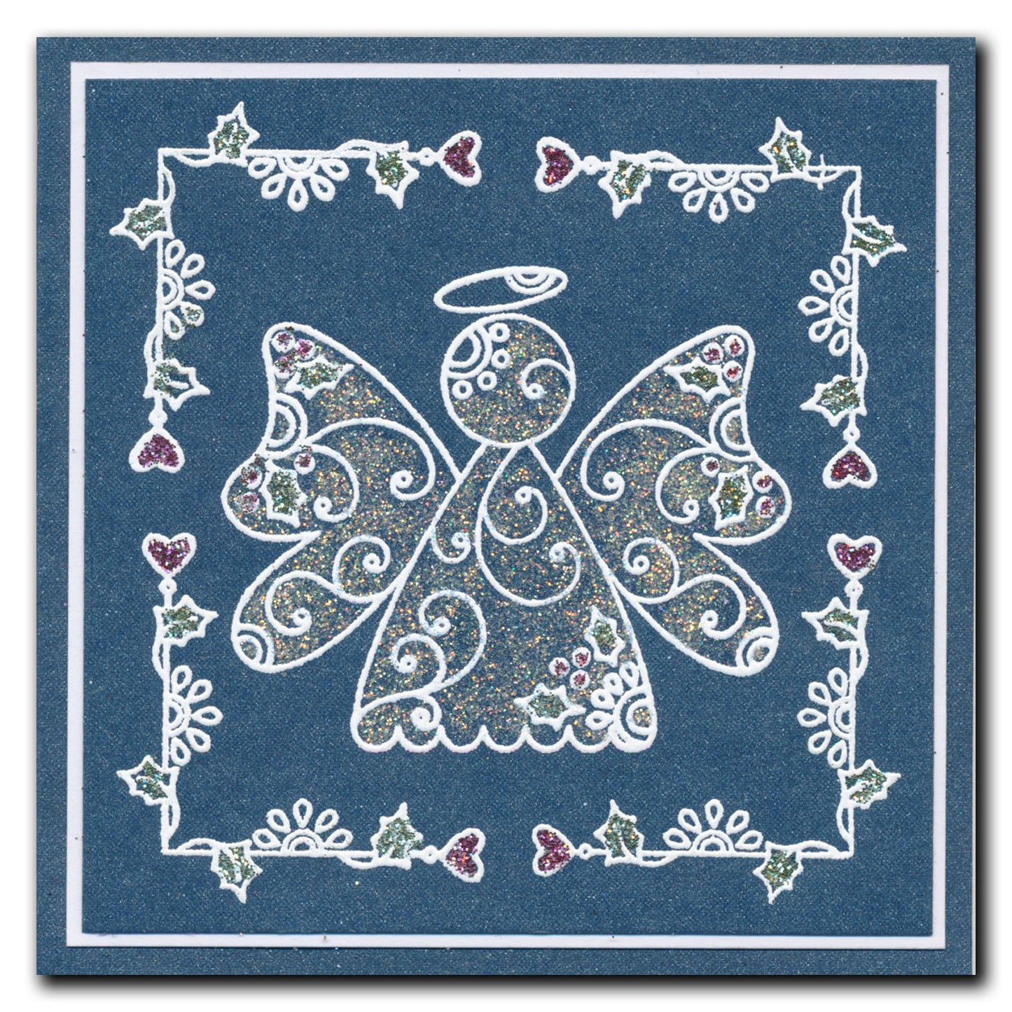 Tina's Angels - Two Way Overlay Christmas Ornaments A6 Stamp Set