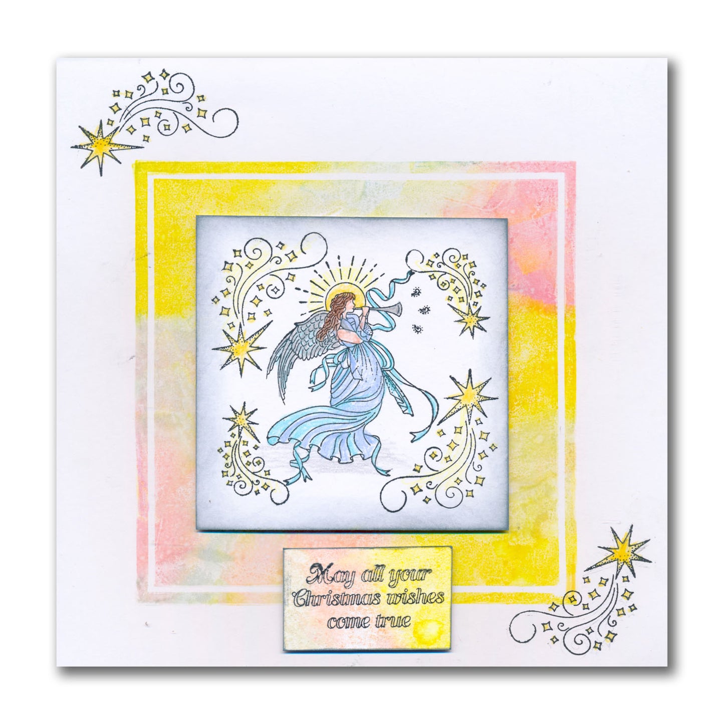 Linda's Christmas Angels - Christmas Compendium A6 Stamp Set