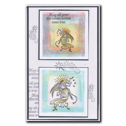 Linda's Christmas Angels - Christmas Compendium A6 Stamp Set