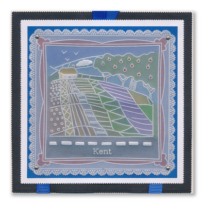 Barbara's SHAC Apple House A6 Square Groovi Plate