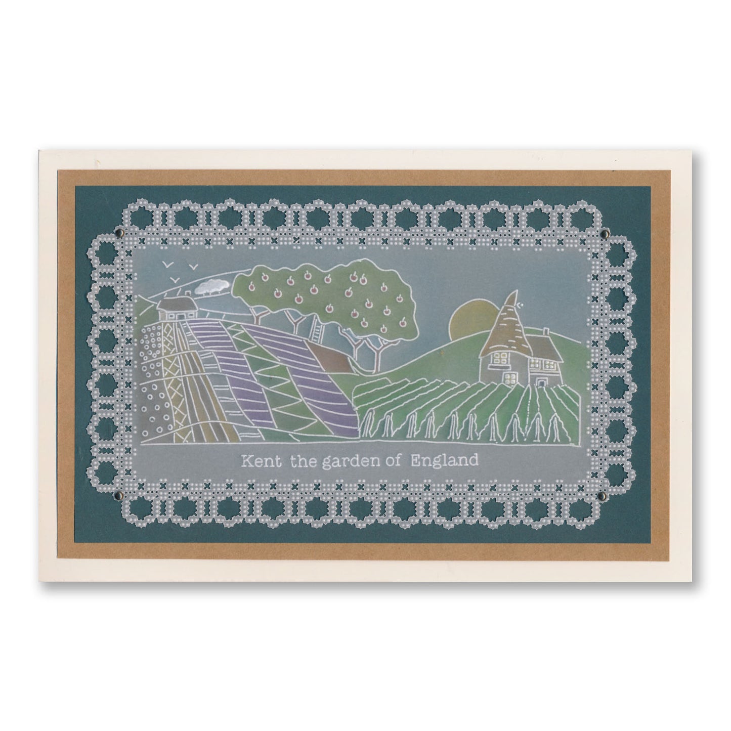 Barbara's SHAC Apple House A6 Square Groovi Plate