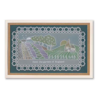 Barbara's SHAC Apple House A6 Square Groovi Plate