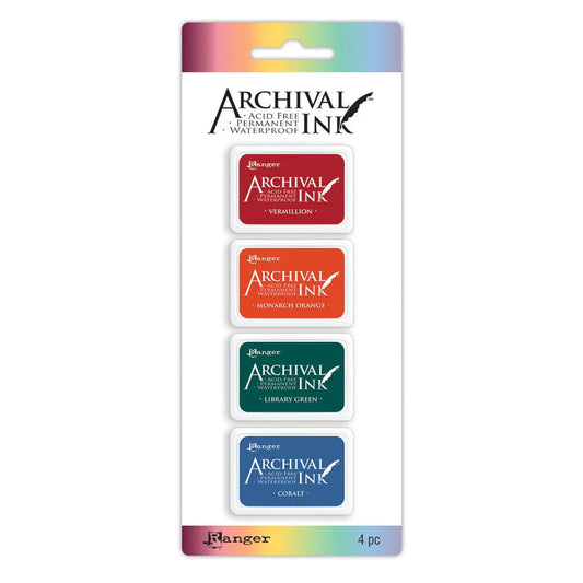 Mini Archival Ink Pads Kit 1 - Vermillion