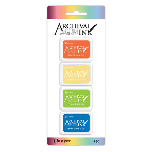 Mini Archival Ink Pads Kit 3 - Bright Tangelo
