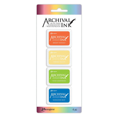 Mini Archival Ink Pads Kit 3 - Bright Tangelo