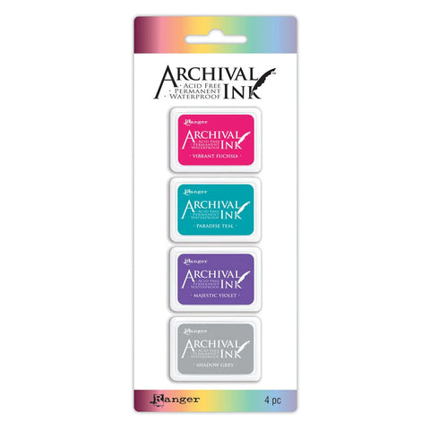 Mini Archival Ink Pads Kit 4 - Vibrant Fuchsia