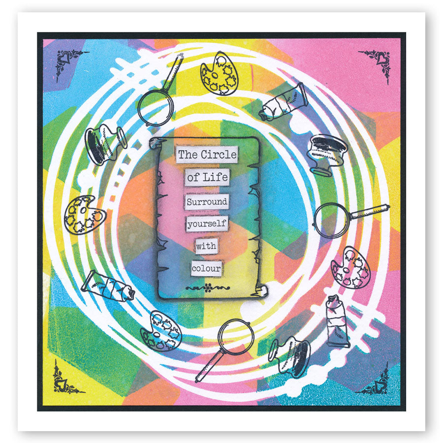 Mini Hobbies A5 Square Stamp Collection