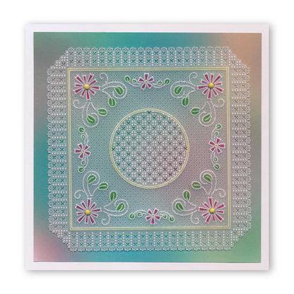 Tina's Circle Parchlets Trio A6 Square Groovi Baby Plate Set