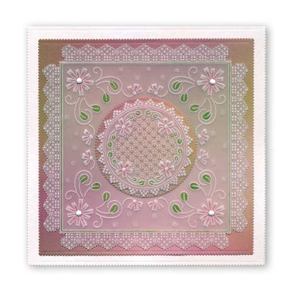 Tina's Circle Parchlets Trio A6 Square Groovi Baby Plate Set