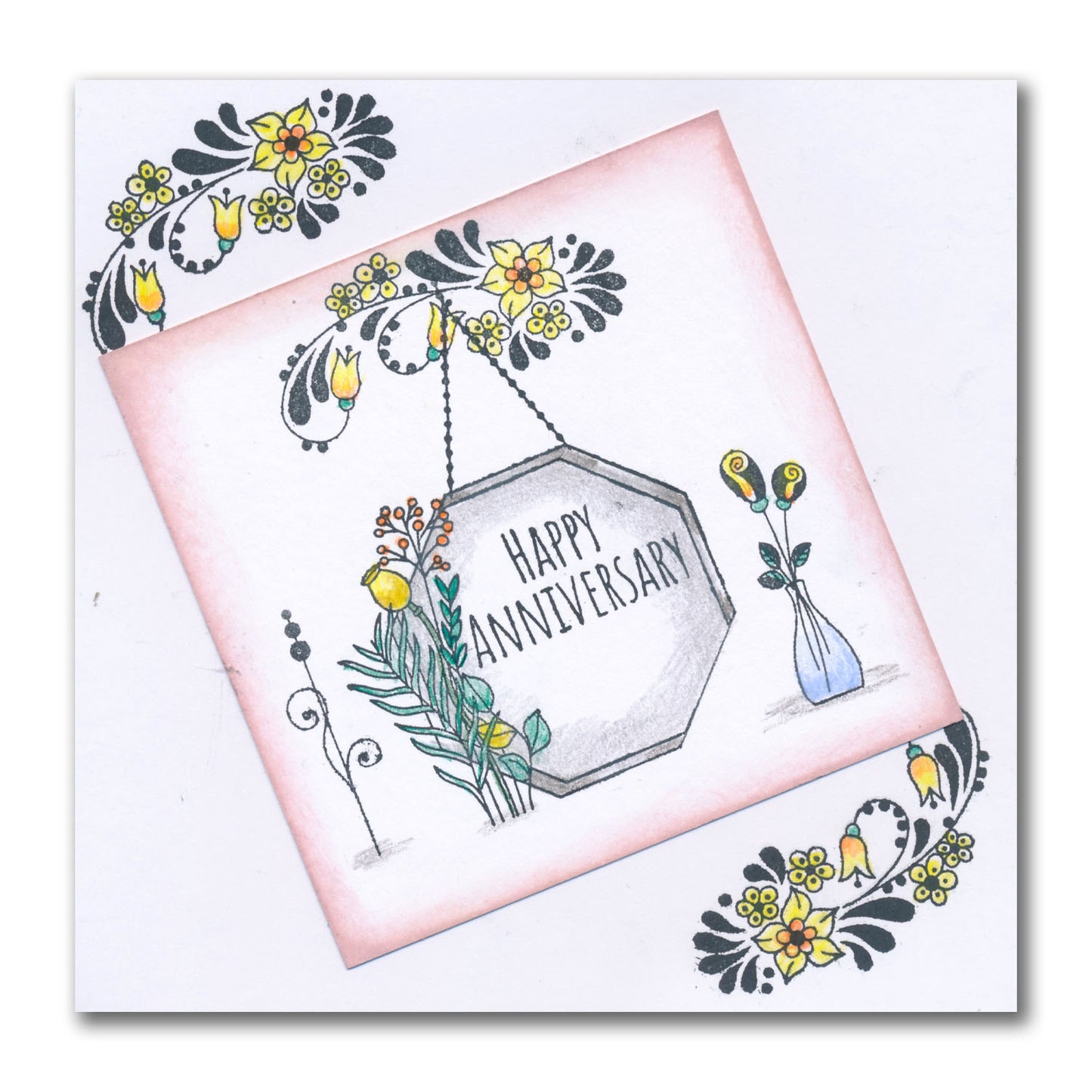 KISS by Clarity - Autumn Tags & Frames A6 Stamp Set