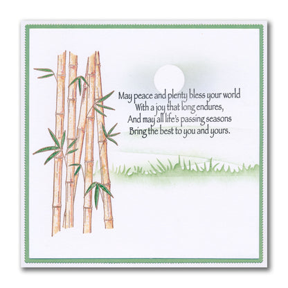 Bamboo - Two Way Overlay A5 Stamp Set