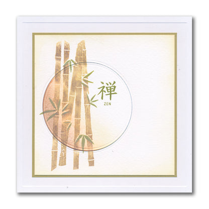 Bamboo - Two Way Overlay A5 Stamp Set