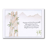 Bamboo - Two Way Overlay A5 Stamp Set