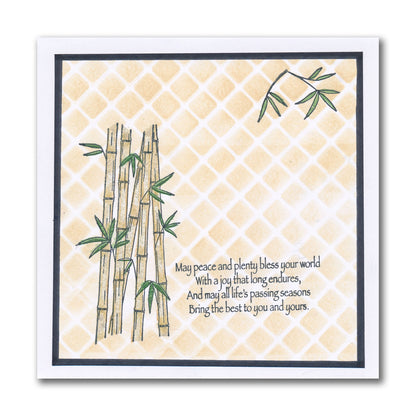 Bamboo - Two Way Overlay A5 Stamp Set