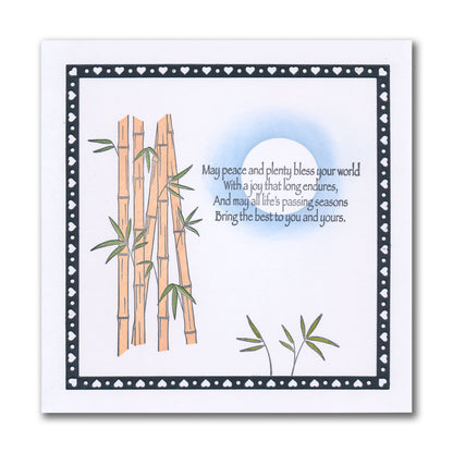 Bamboo - Two Way Overlay A5 Stamp Set