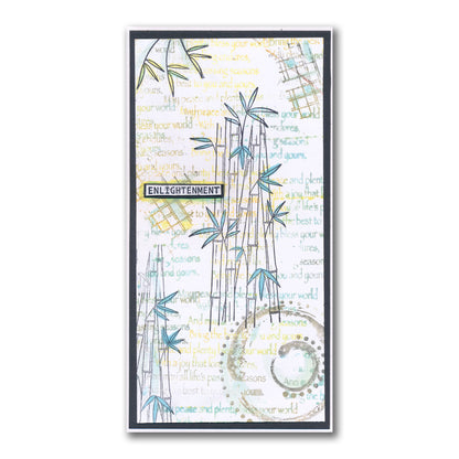 Bamboo - Two Way Overlay A5 Stamp Set