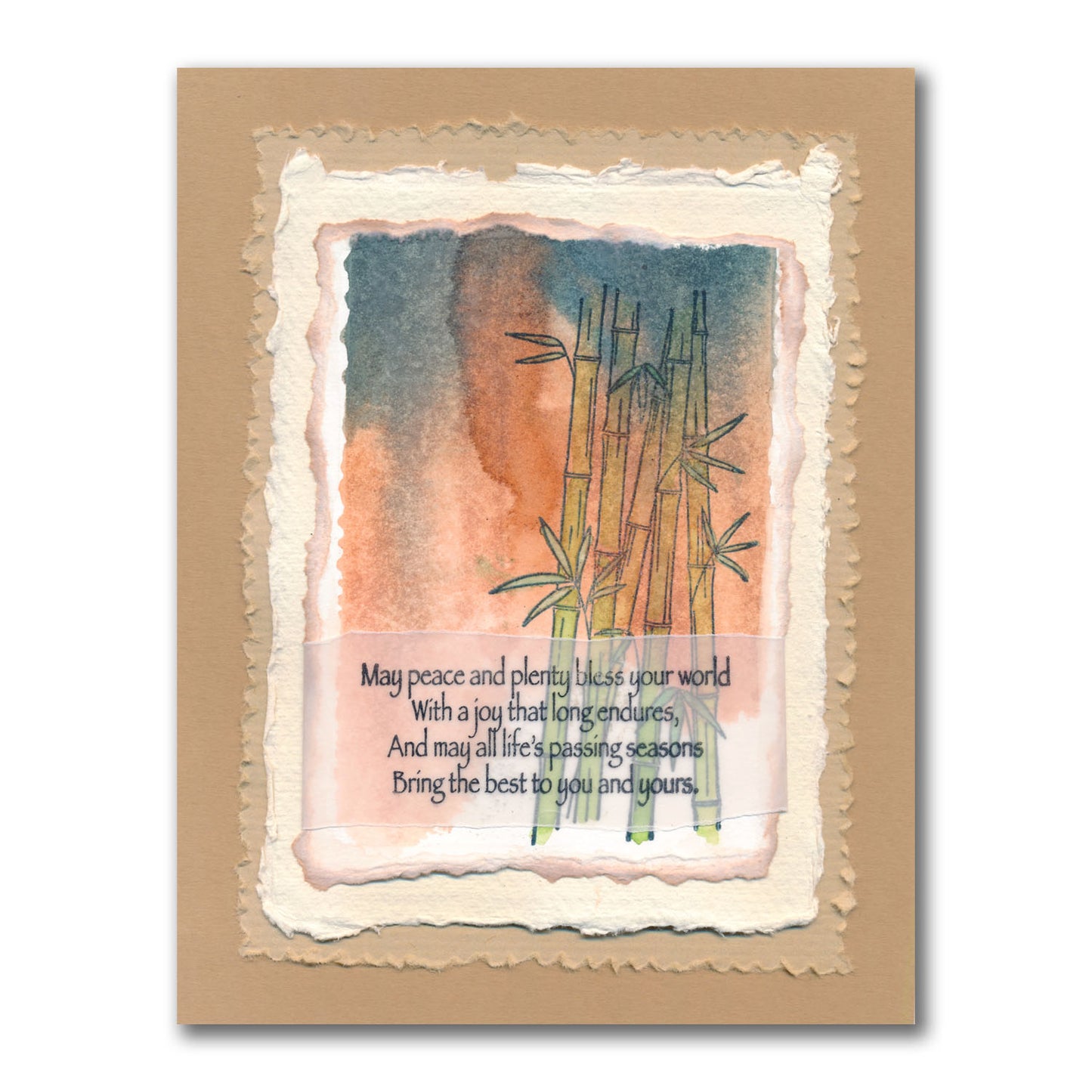 Bamboo - Two Way Overlay A5 Stamp Set